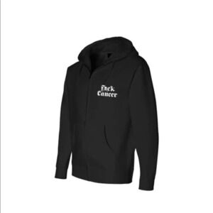 Fu*k Cancer zip up hoodie